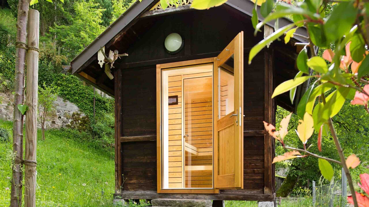 Binenhaus wird zur Sauna-oase