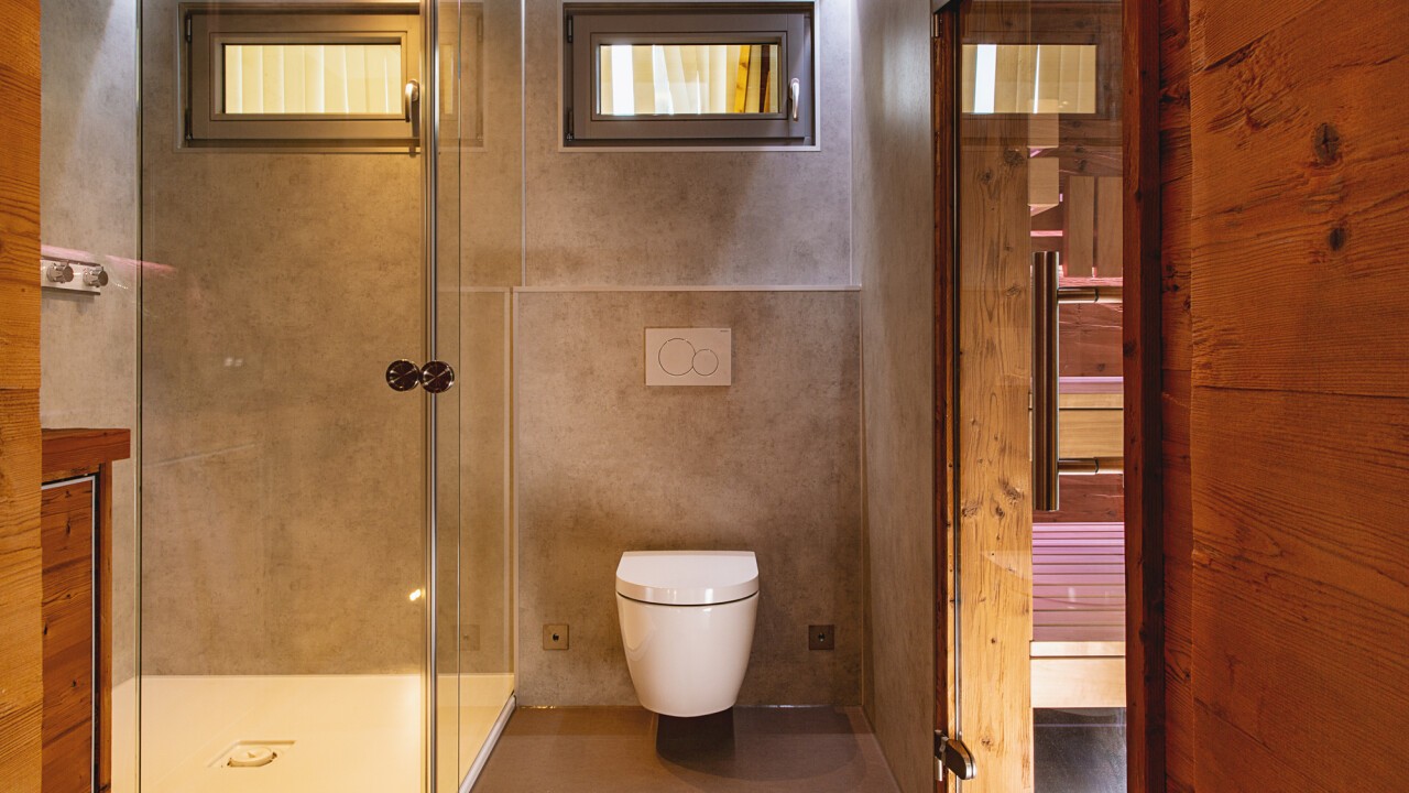 WC in Sauna Wärmegrad bei Softub Schweiz