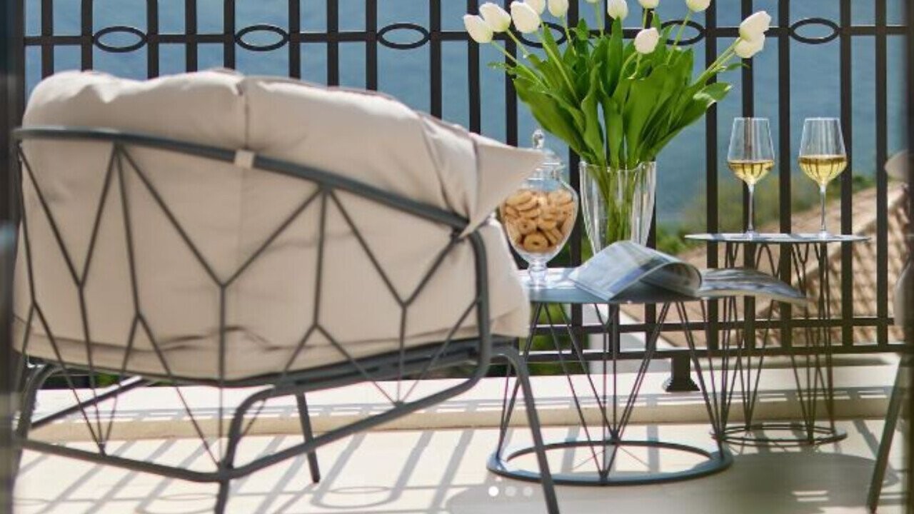 Metal furniture for your balcony - durable and weather-resistant.