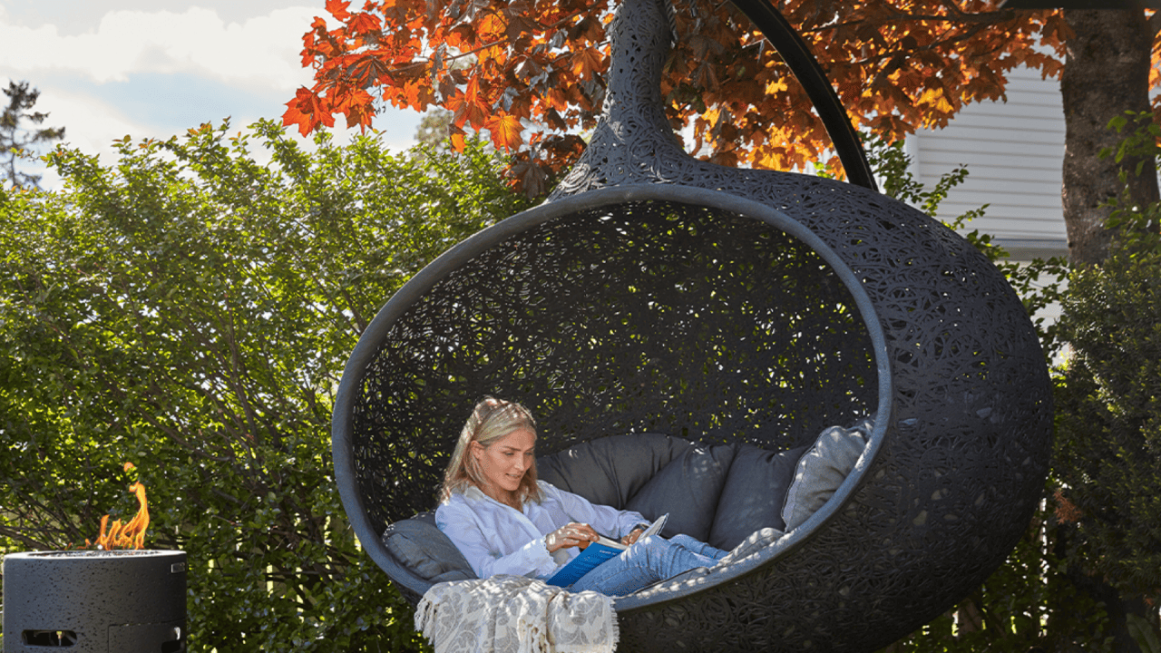 Bios HIDE, iconic hanging lounger for alone or with the whole family!