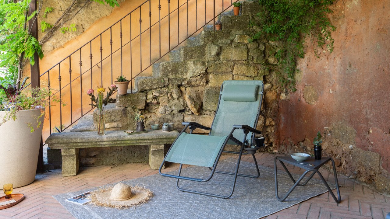 Sommerstimmung im Garten / Lafuma Relaxsessel RSXA Clip