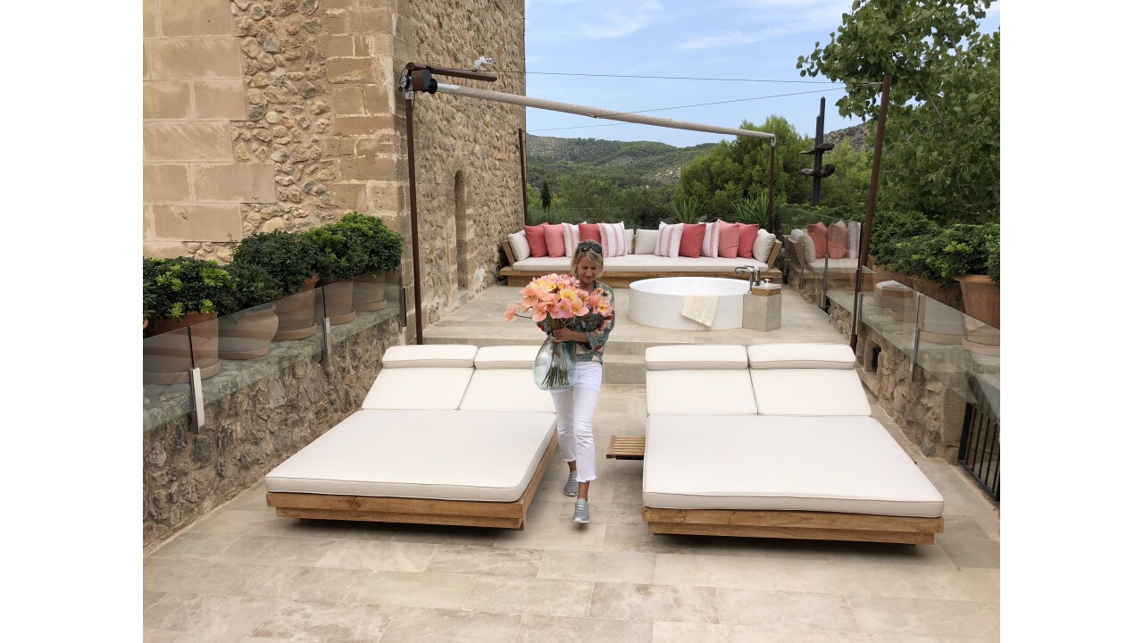 Sunbed teak clearance