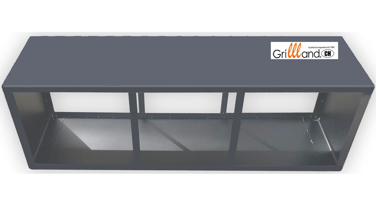 Bench steel anthracite - Dimensions: W 40 x L 145 x H 45 cm