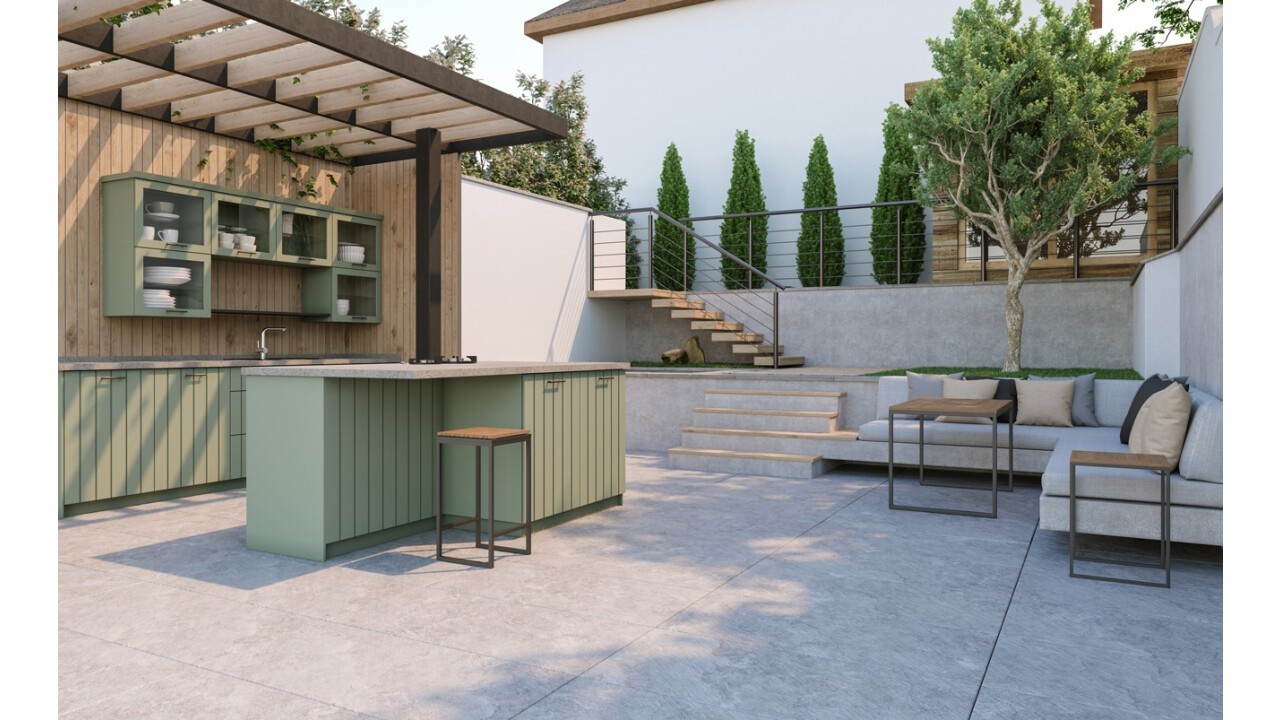 Cubic Outdoor-Küche C4