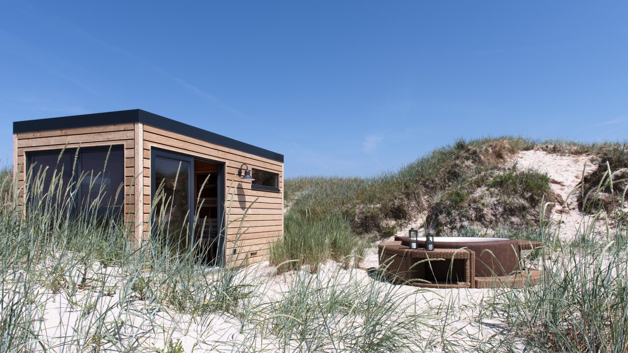 Wärmegrad Sauna mit Softub Whirlpool