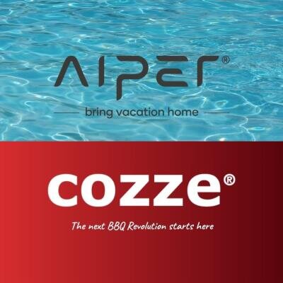 Logo Aiper - Poolroboter / Cozze BBQ, Pizza & Outdoorküchen