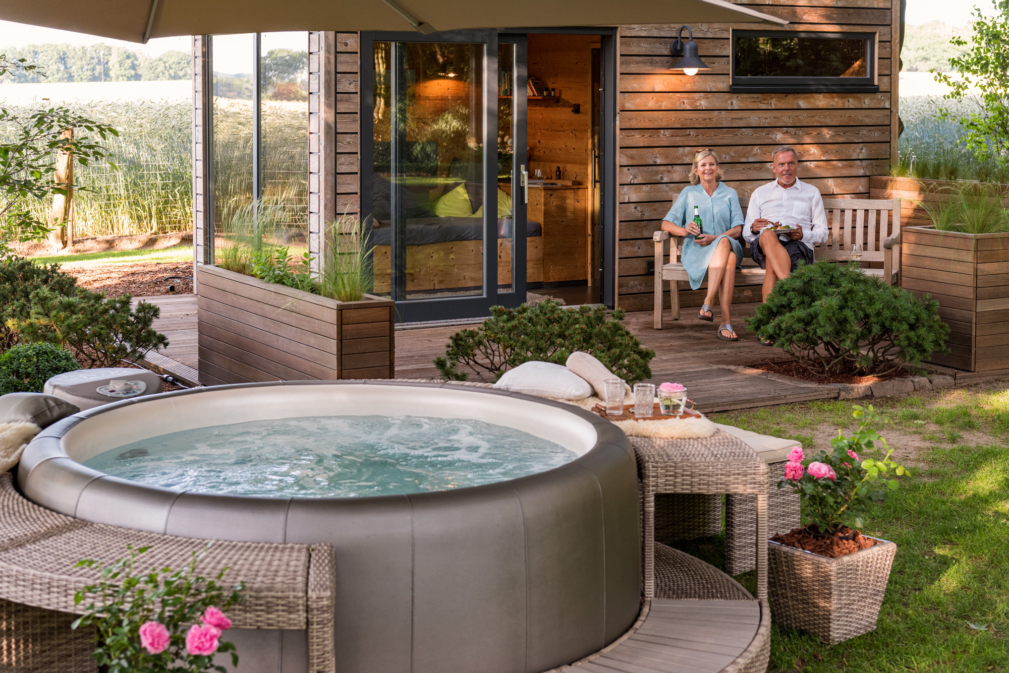 Softub Whirlpool Outdoor Sauna Wärmegrad