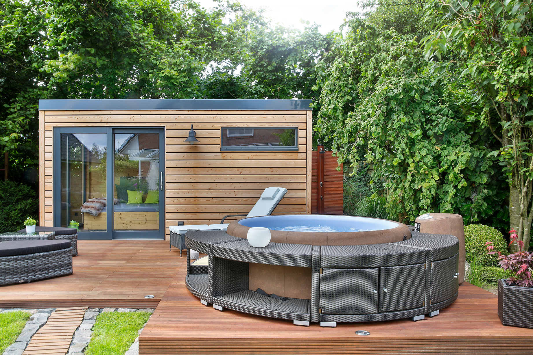 Softub Whirlpool Outdoor Sauna Wärmegrad